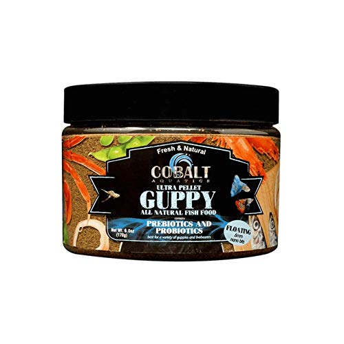 Cobalt Aquatics25142Ultra Guppy Nano Bits flotantes .6 mm 6 oz, natural