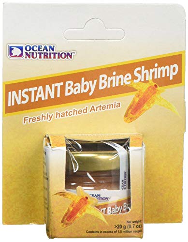 Frasco de 20 gramos (0.7 onzas) de camarones en salmuera instantáneos para bebés de Ocean Nutrition