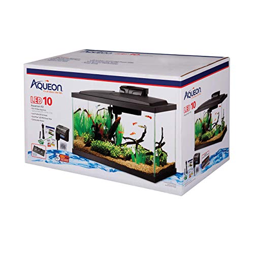 Kit de inicio para acuario Aqueon con iluminación LED 10