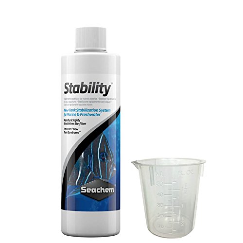 Seachem Stability, paquete de 500 ml con taza medidora de 50 ml